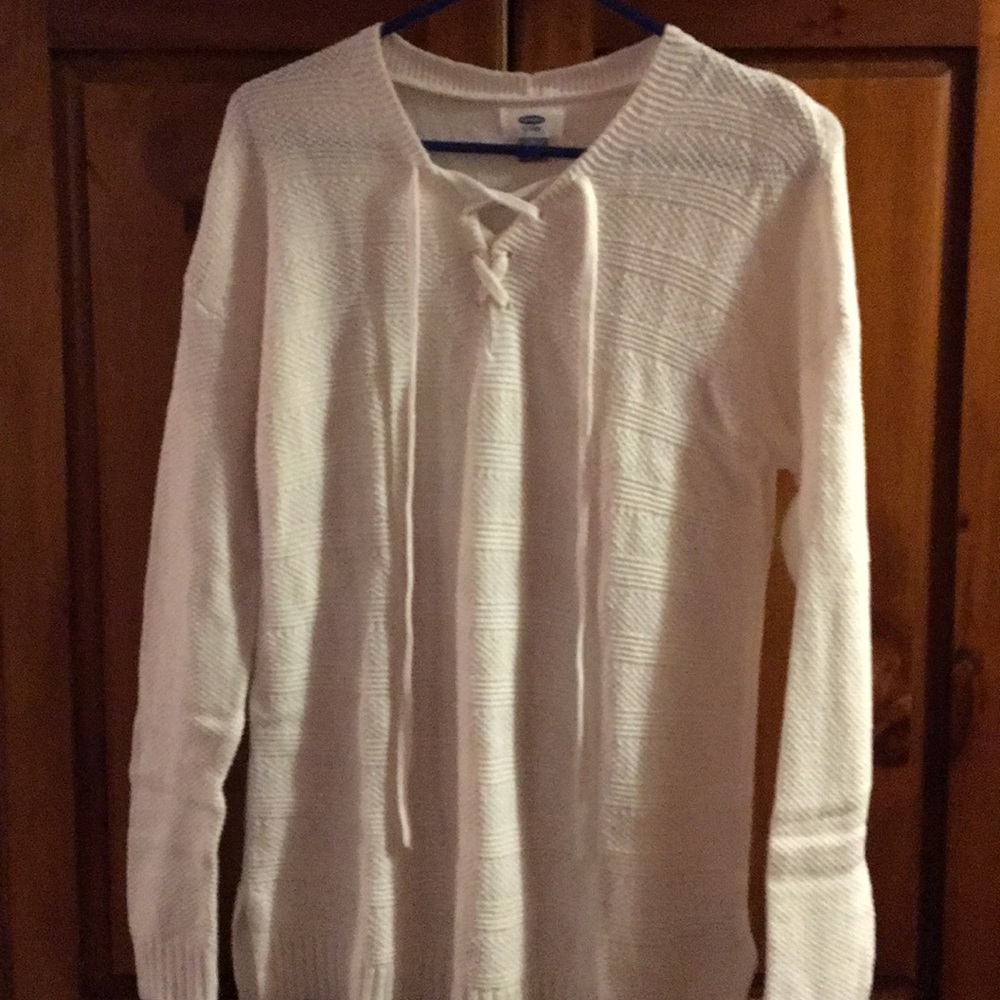 Cream colored Old Navy sweater